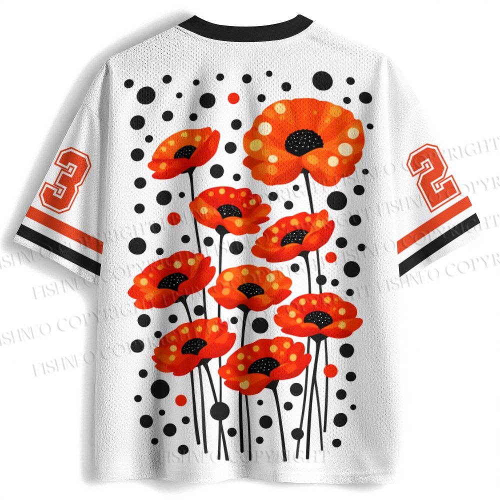 Yayoi Kusama Flower Jersey Shirts