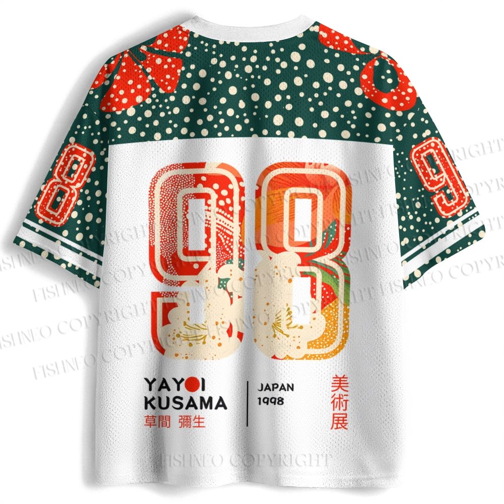 Yayoi Kusama Flower Jersey Shirts