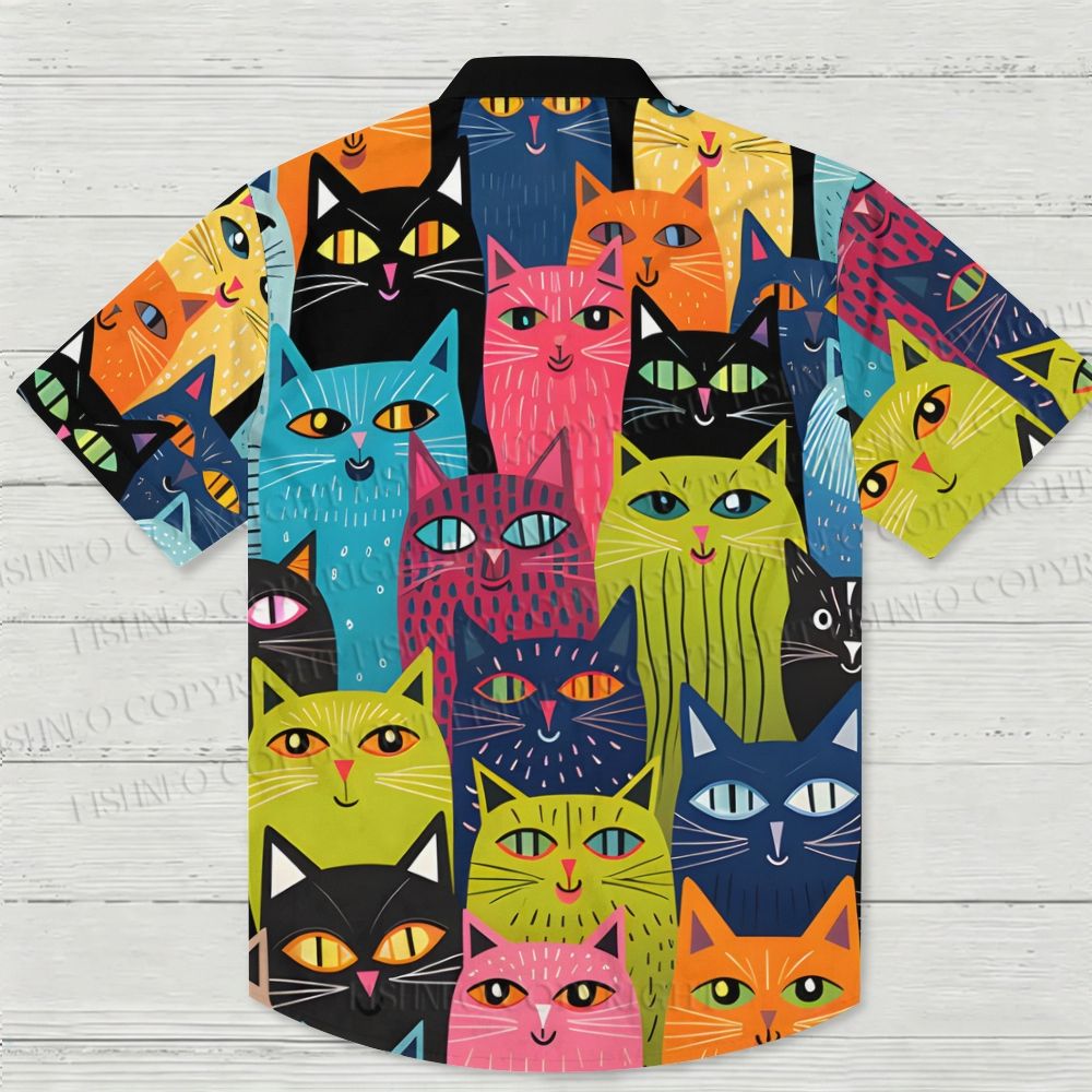 All Kinds of Cats Hawaiian Shirt