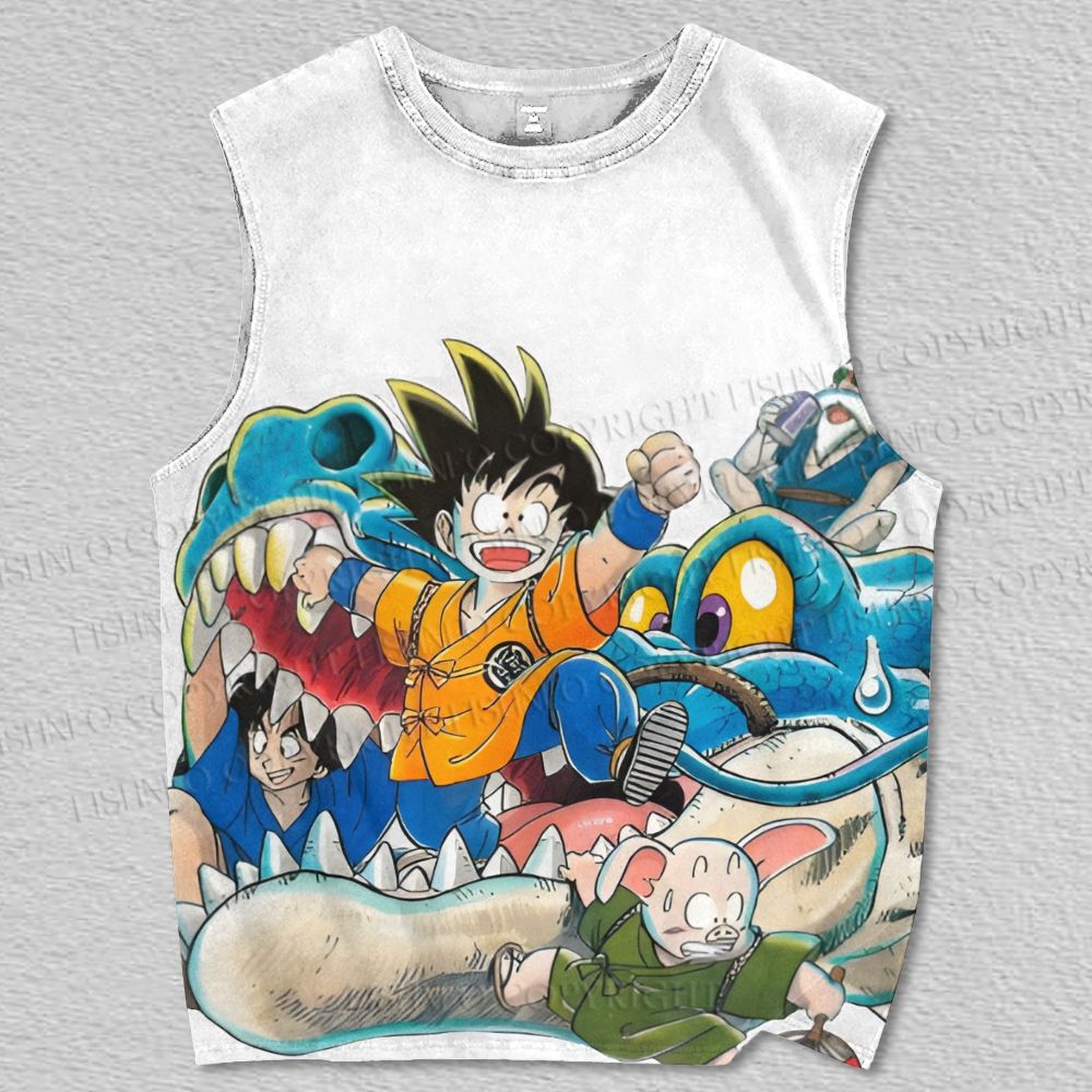 Unisex Dragon Ball Printed Tank Top