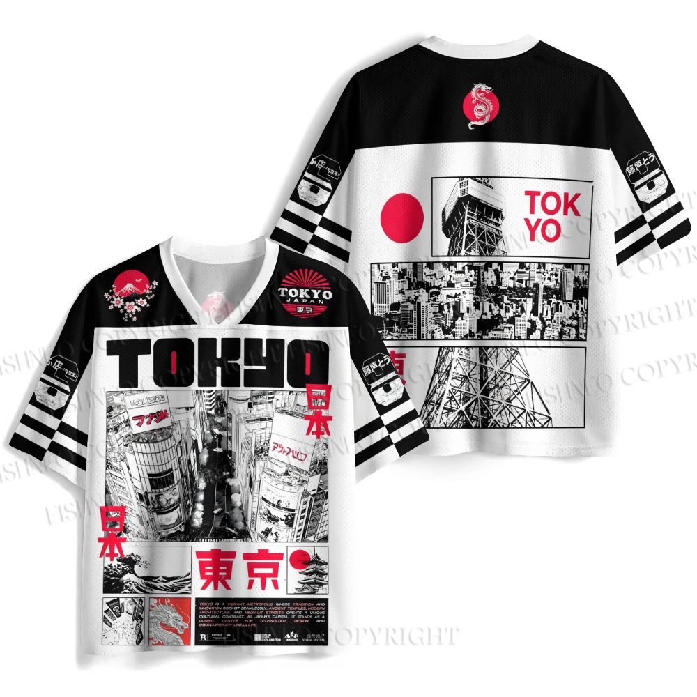 Japan Tokyo Poster Jersey Shirts