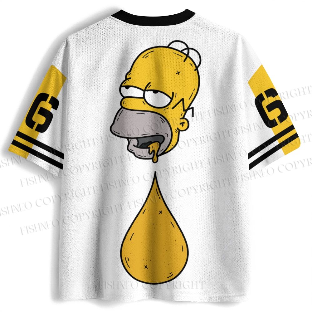 Albert Einstein With Simpson Funny Graffiti Jersey Shirts