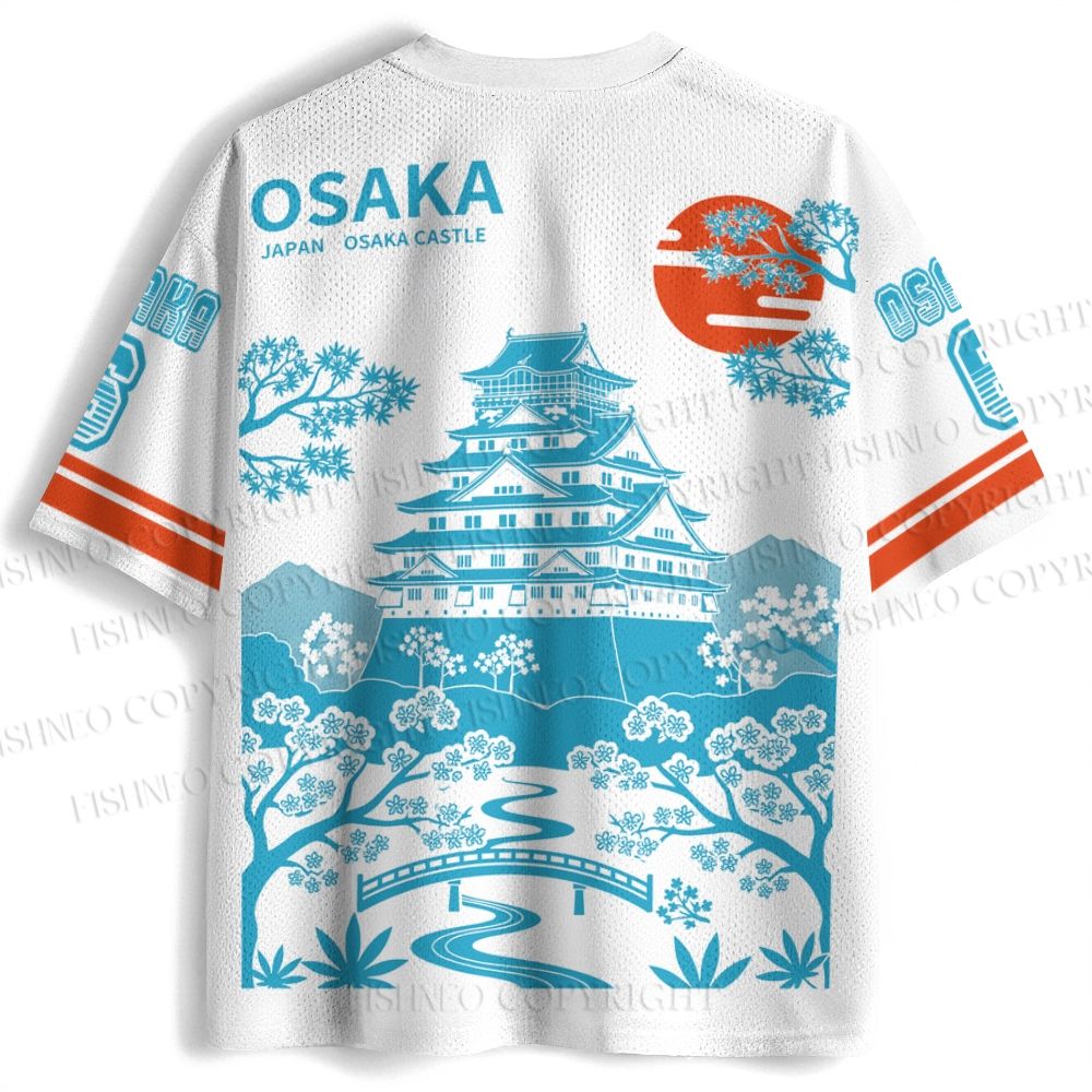 Osaka Landscape Printed Jersey Shirts