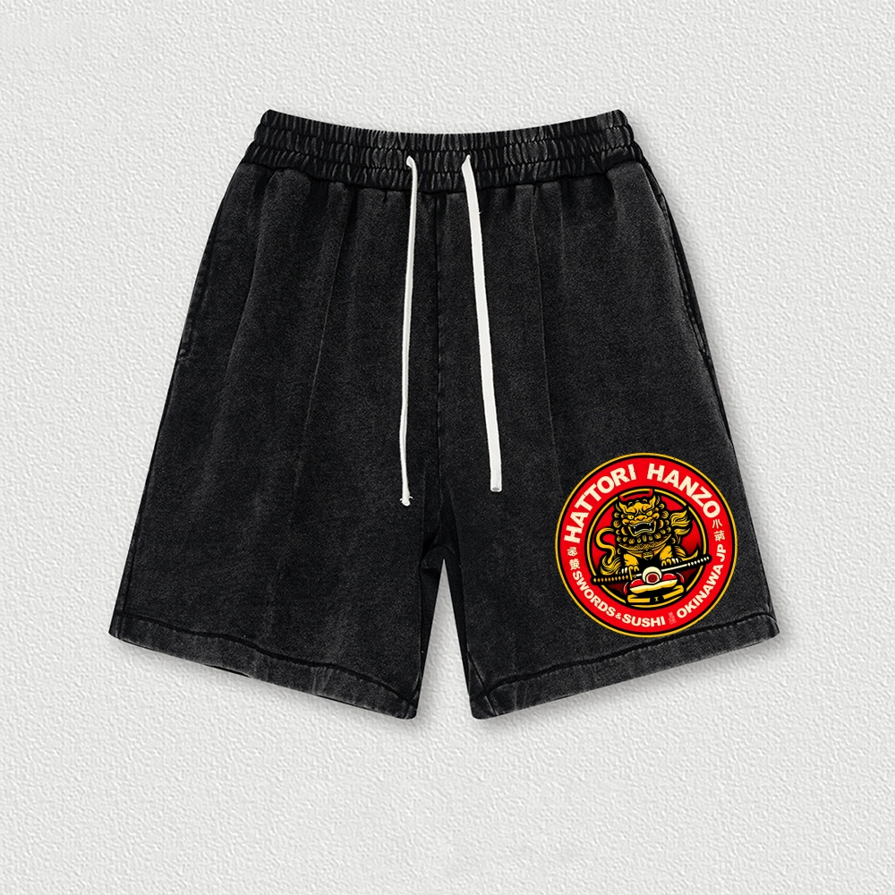 Hattori hanzo Cotton Casual Shorts