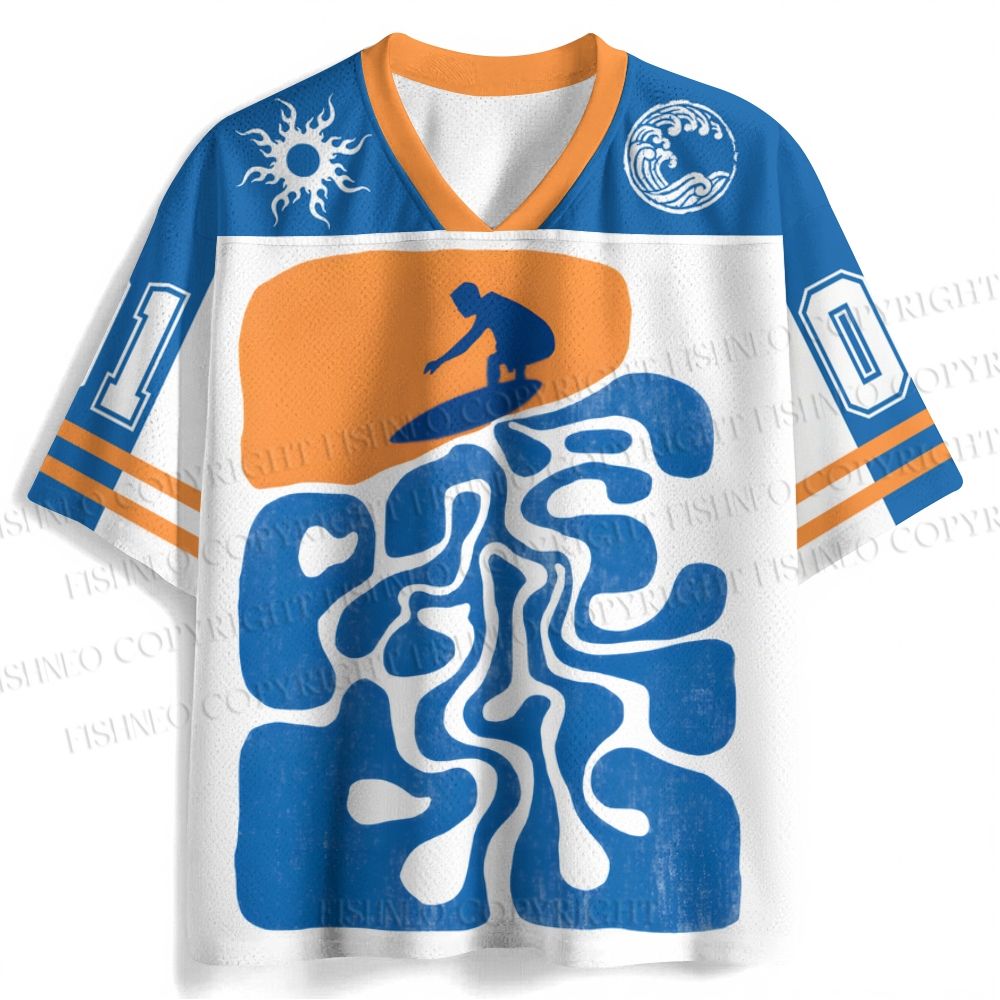 Surfing Under the Sunset Jersey Shirts