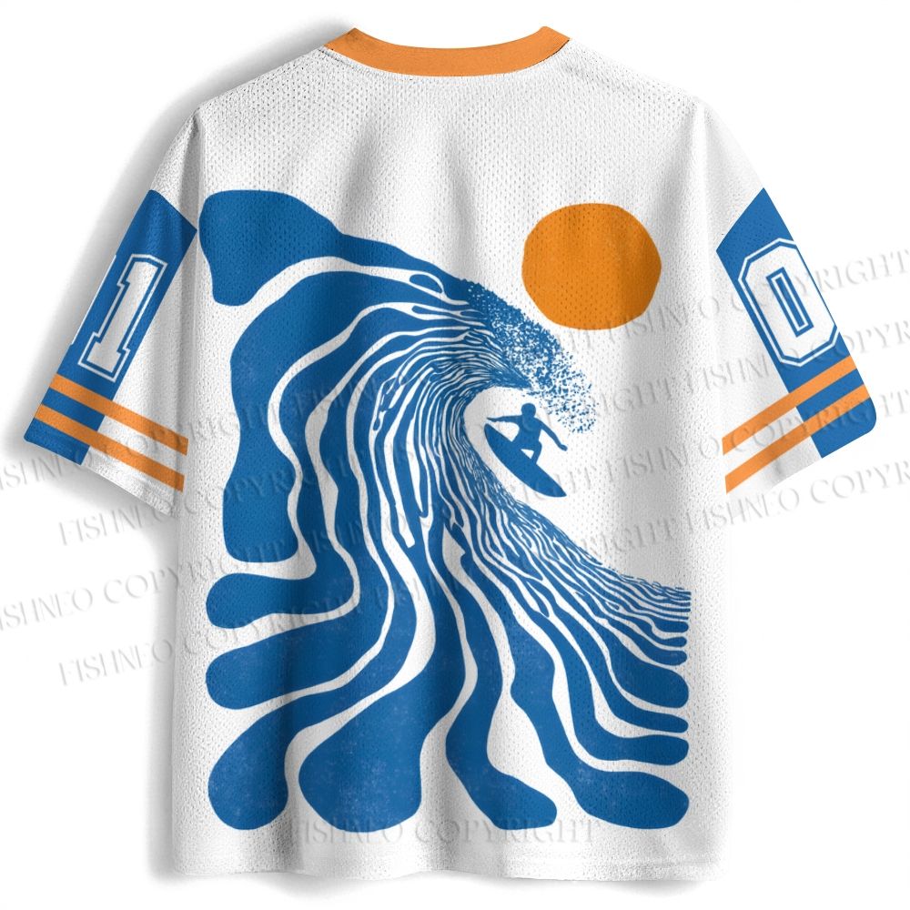 Surfing Under the Sunset Jersey Shirts