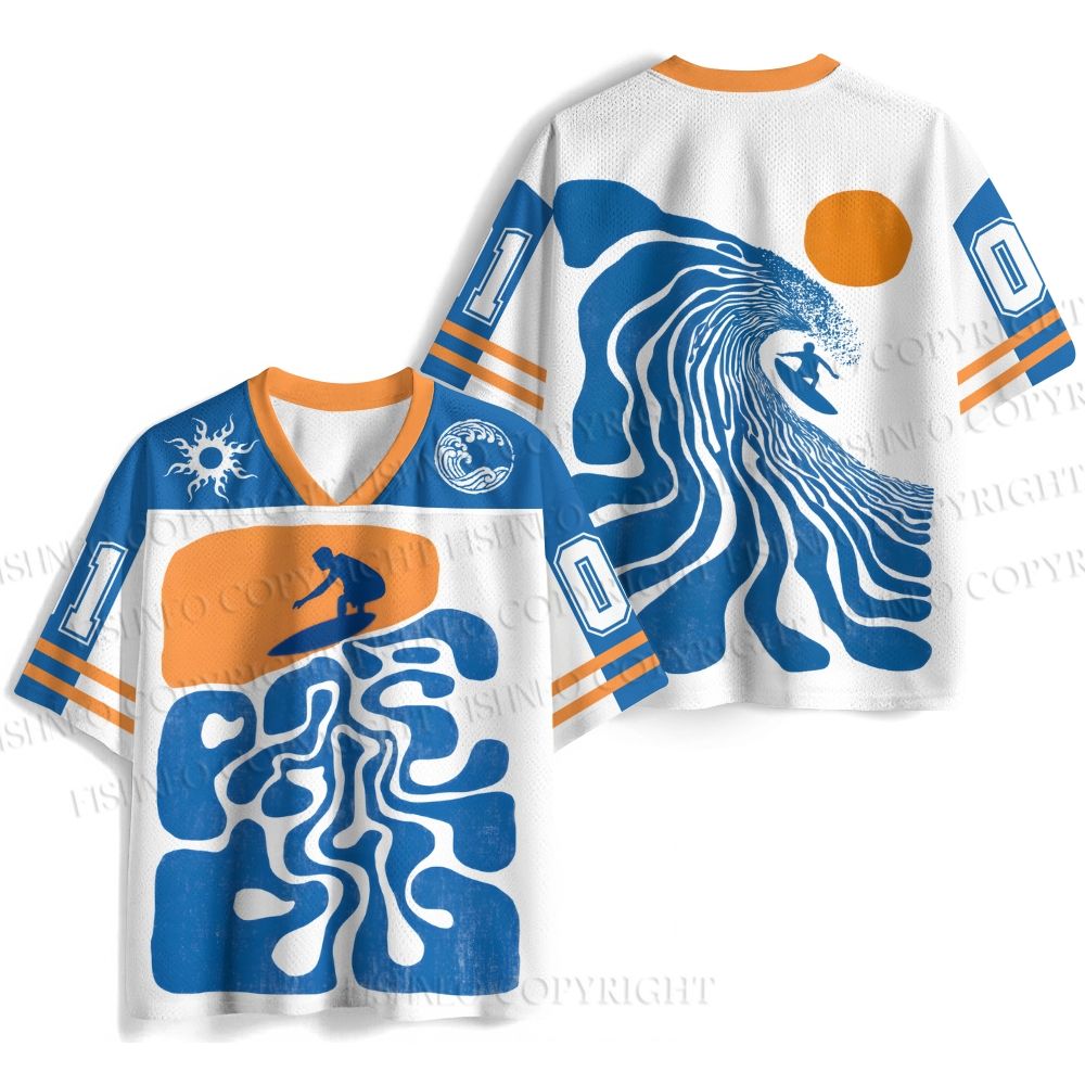 Surfing Under the Sunset Jersey Shirts