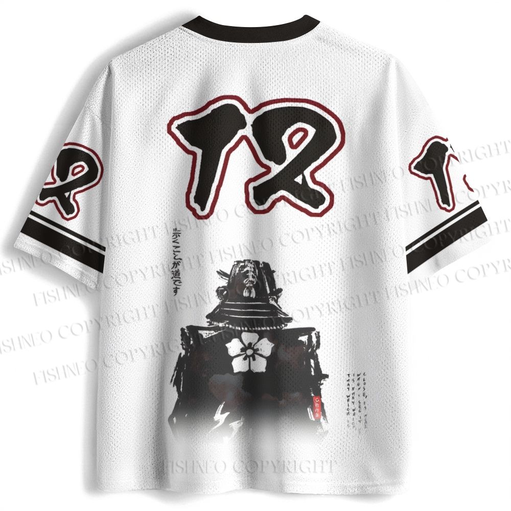 Samurai Spirit Printed Jersey Shirts