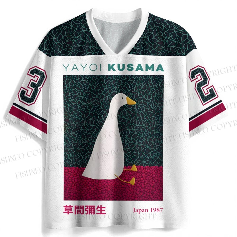Yayoi Kusama Animal Art Goose Jersey Shirts