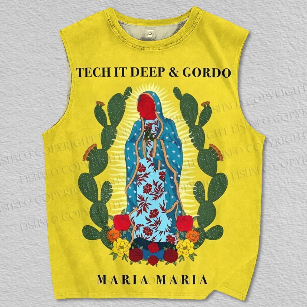 Unisex Maria Printed Tank Top