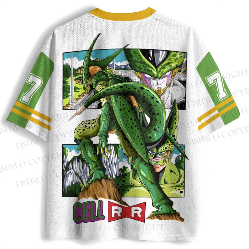 Dragon Ball Super Saiyan Vegeta vs Cell Jersey Shirts