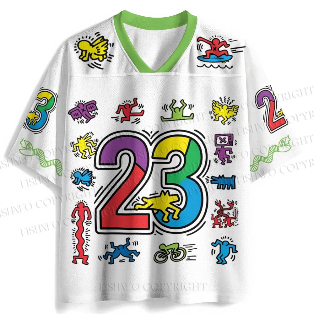Keith Haring Figures Jersey Shirts