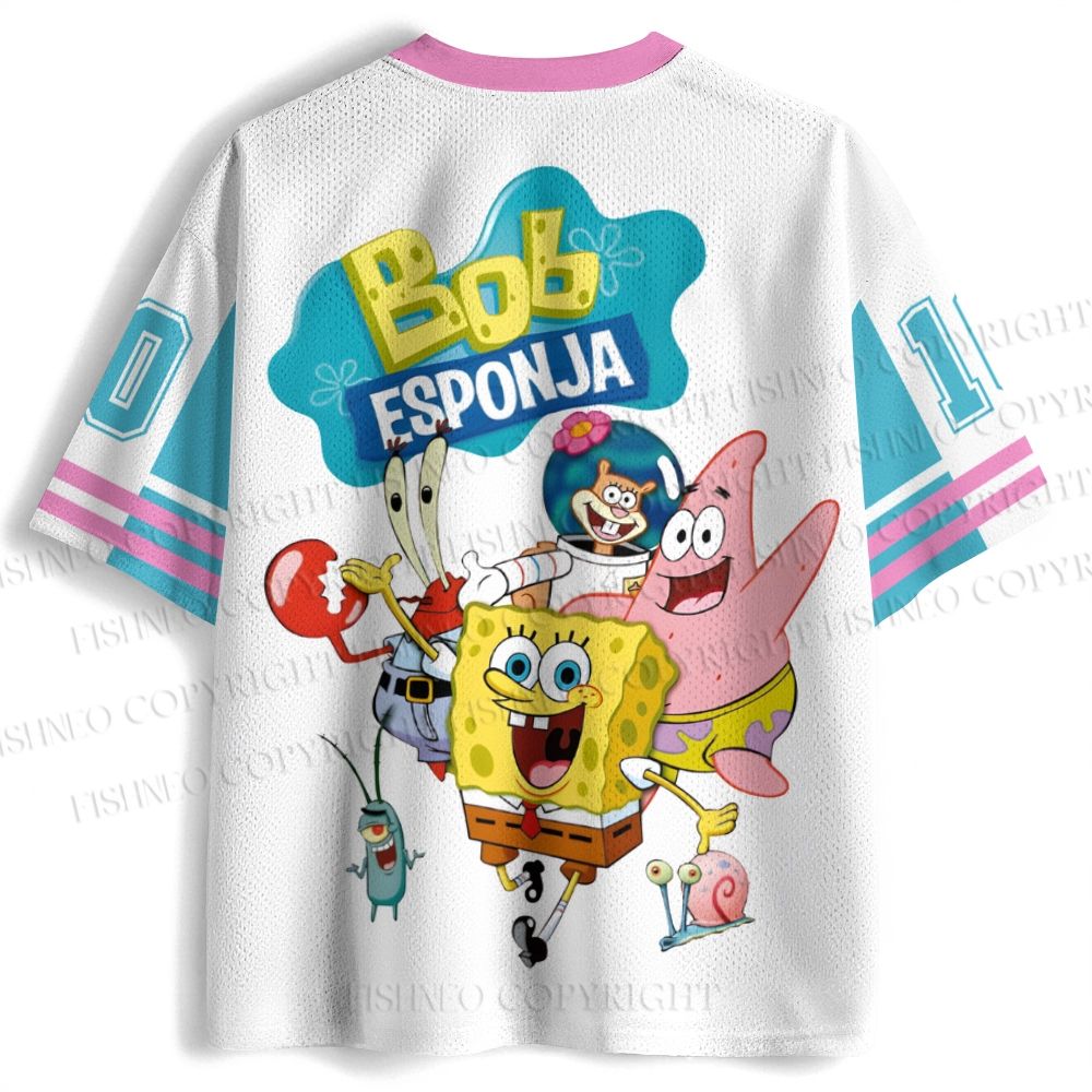 SpongeBob and Patrick Catch Jellyfish Jersey Shirts