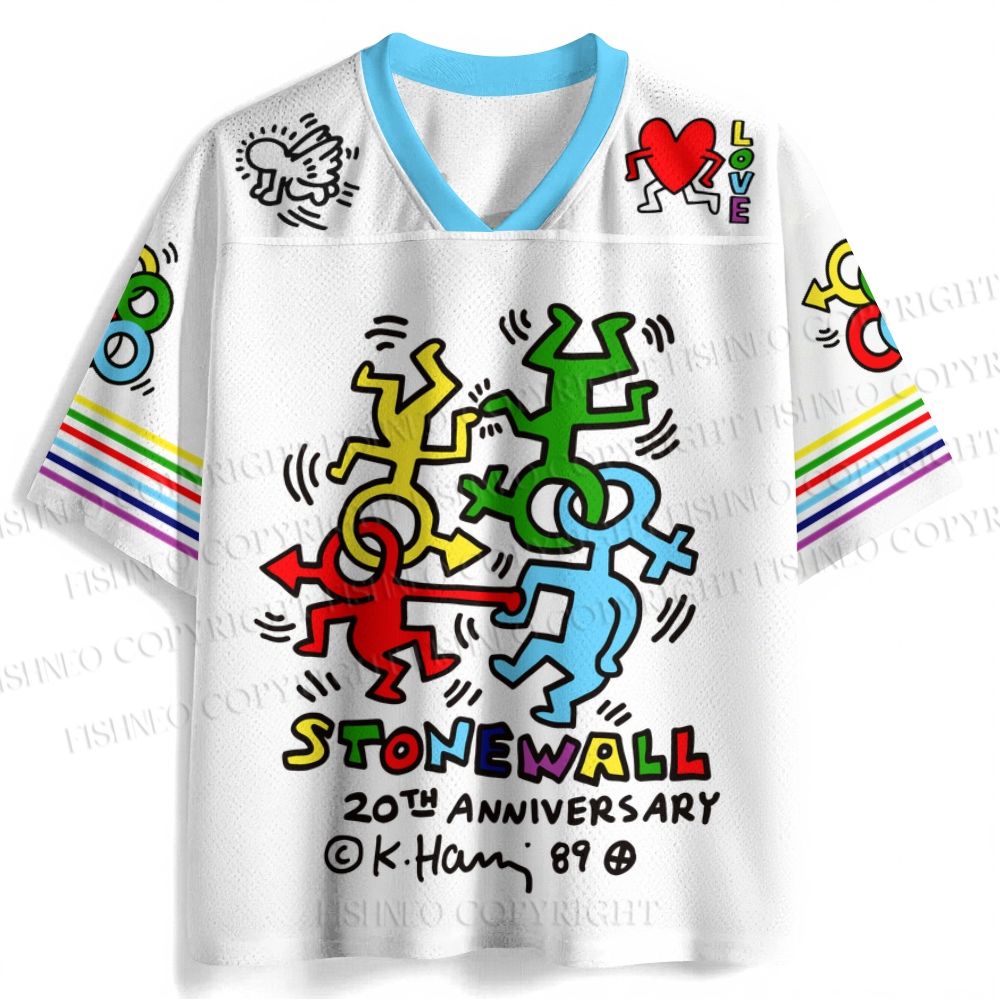 Keith Haring Stonewall Jersey Shirts