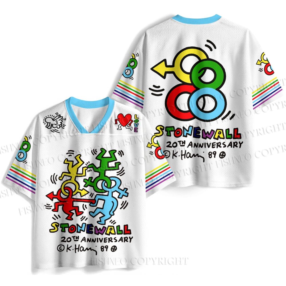 Keith Haring Stonewall Jersey Shirts