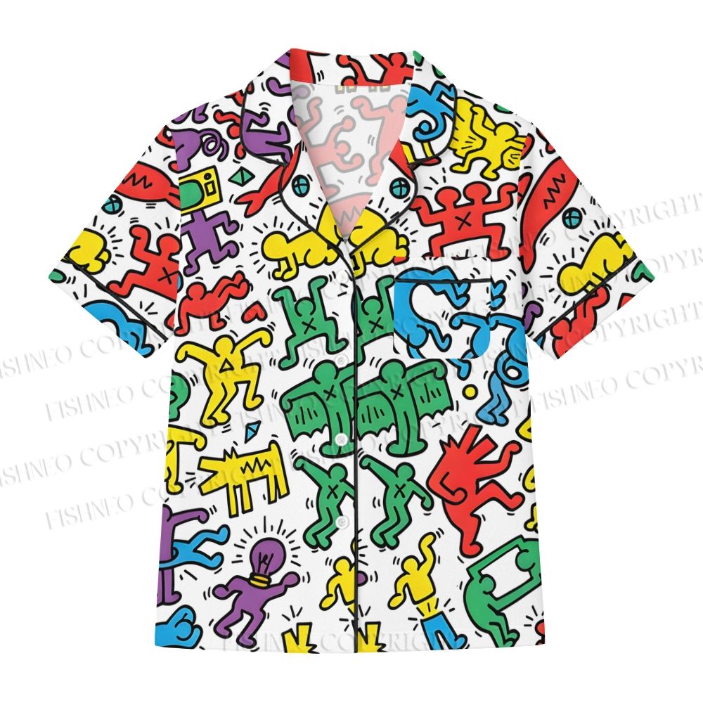 Unisex Keith haring Pajama sets