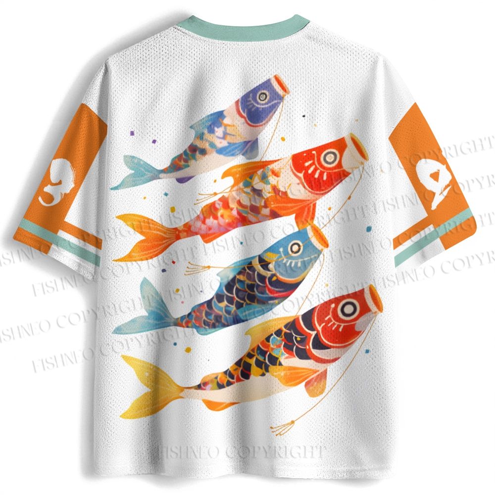 Japanese Carp Streamer Jersey Shirts
