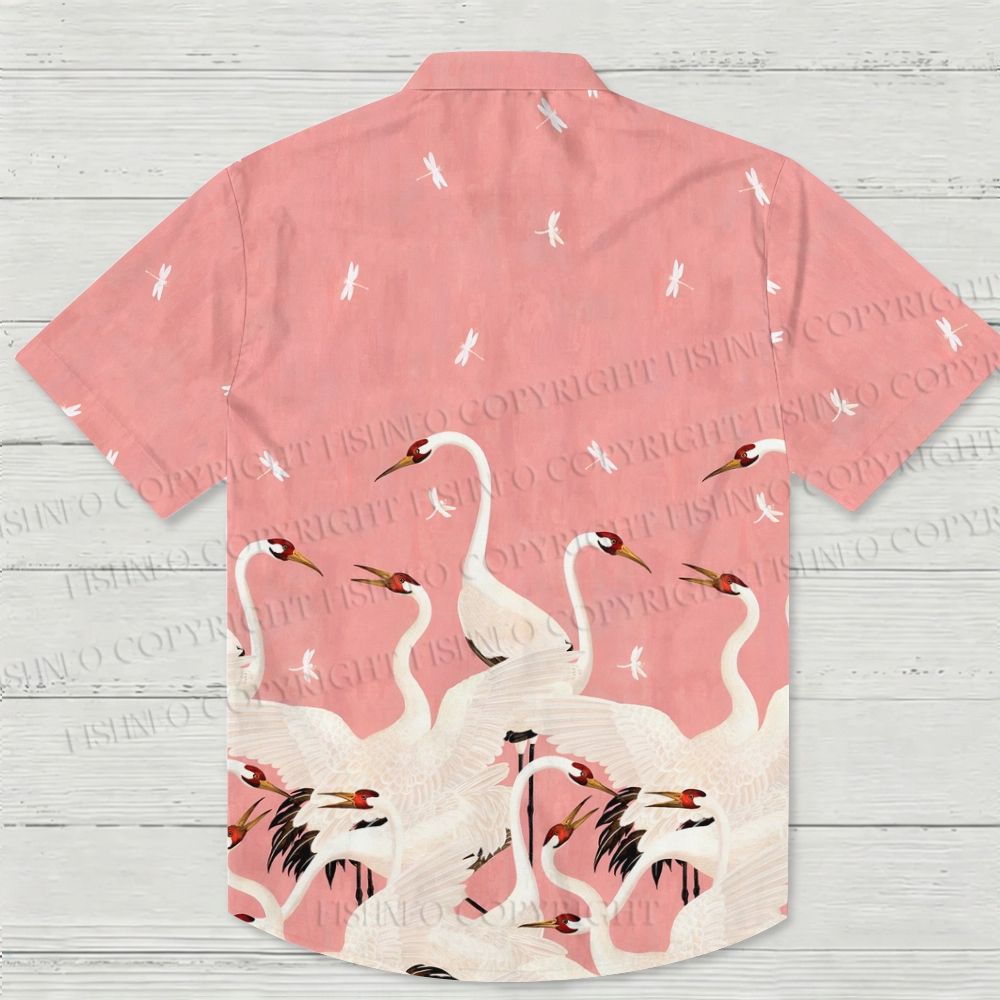 Cranes Hawaiian Shirt