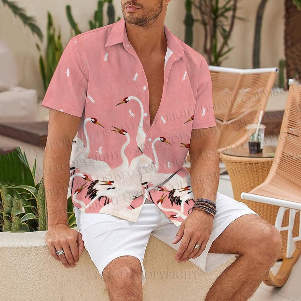 Cranes Hawaiian Shirt