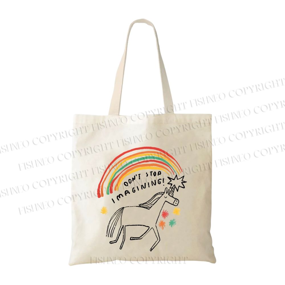 Imagining Unicorn Tote Bag