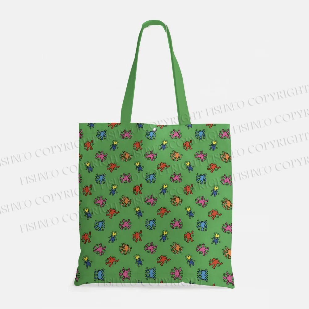 Keith Haring Dancing Figures Tote Bag