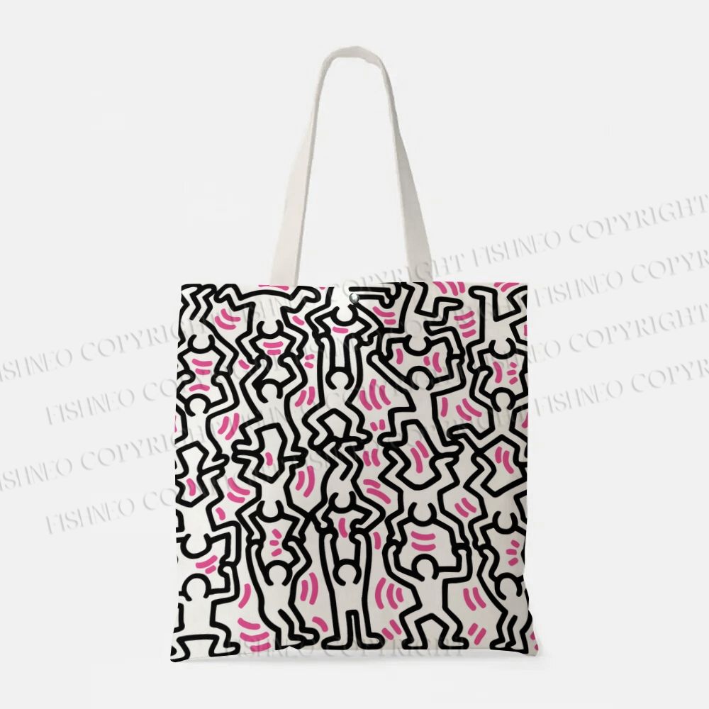 Keith Haring Dancing Man Tote Bag