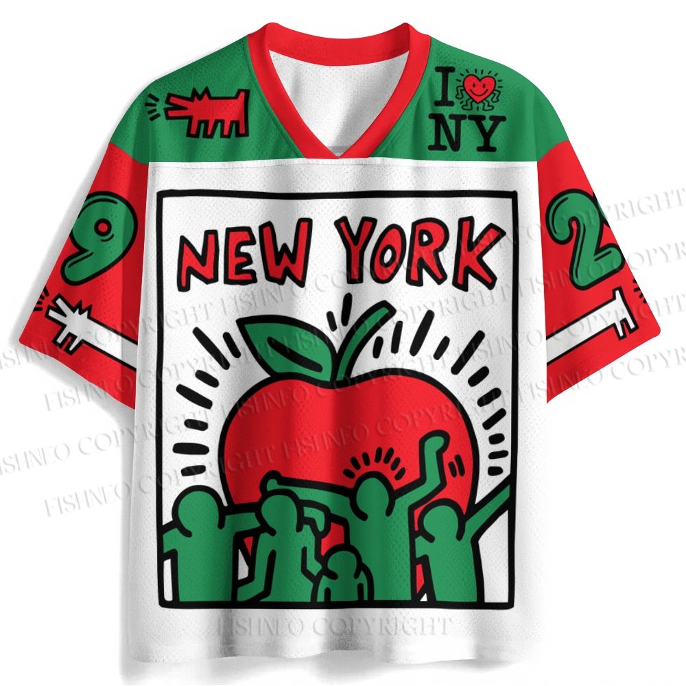 Keith Haring New York Jersey Shirts
