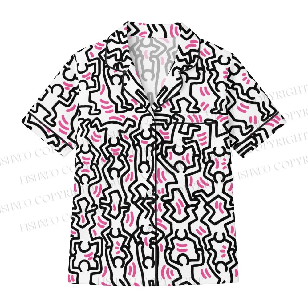 Keith Haring Dancing Man Pajama sets