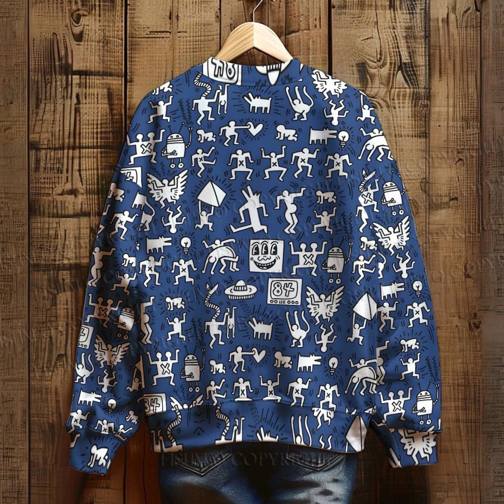 Keith Haring Dancing Figures Sweatshirt