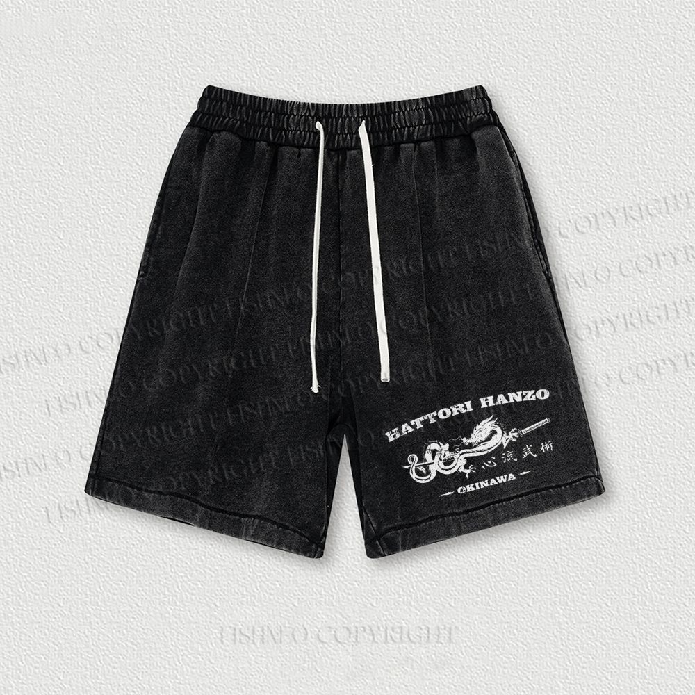 Hattori Hanzo Washed Vintage Shorts