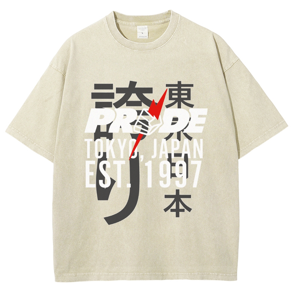 Pride FC Tokyo Japan Washed T-Shirt
