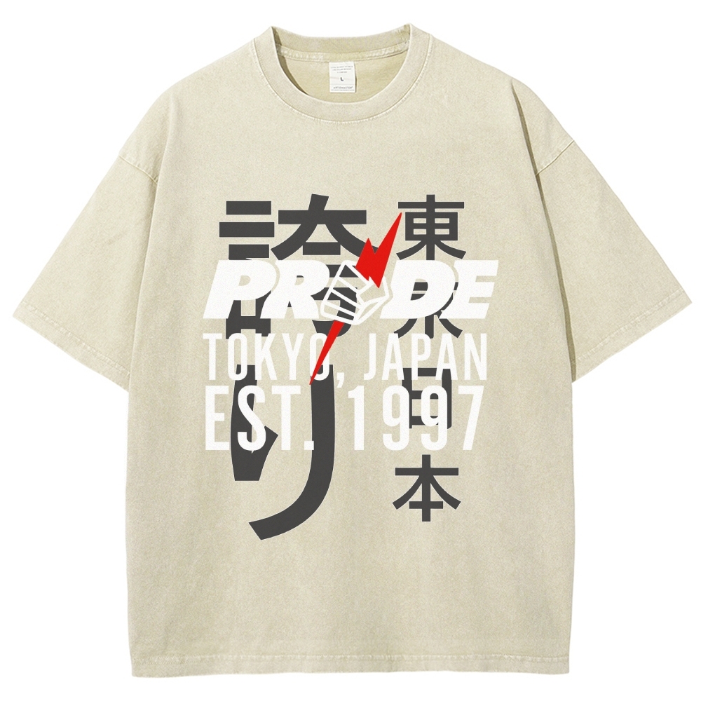 Pride FC Tokyo Japan Washed T-Shirt