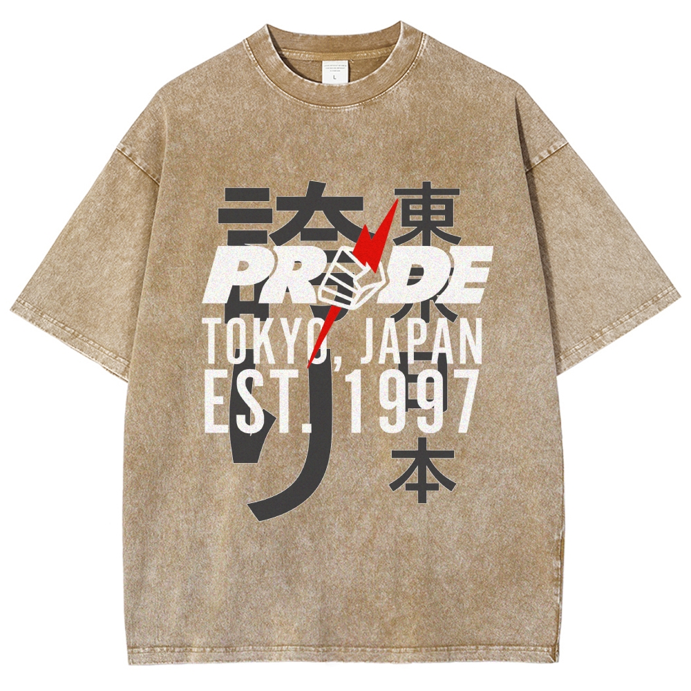 Pride FC Tokyo Japan Washed T-Shirt