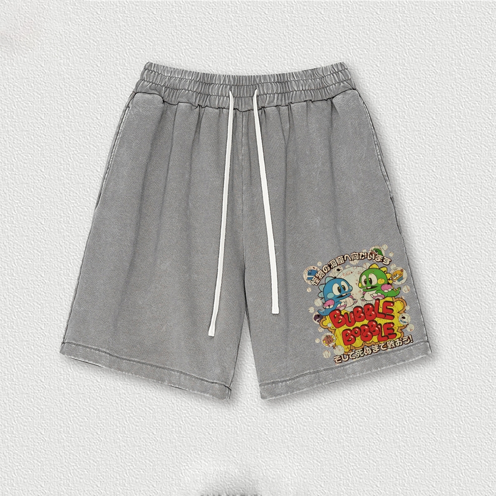 Monster Paradise Japanese Cotton Casual Shorts