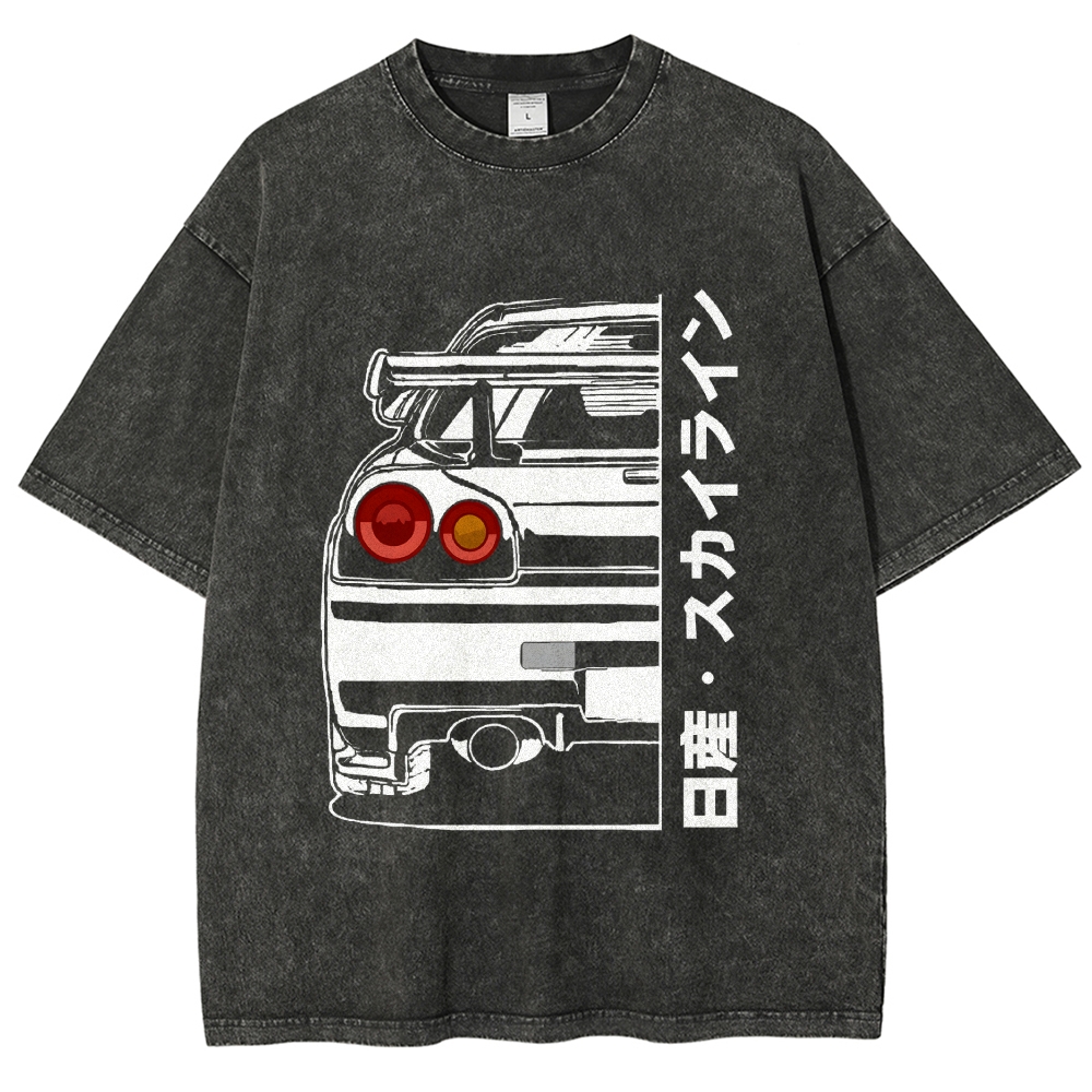 Nissan Skyline GTR R34 Washed T-Shirt