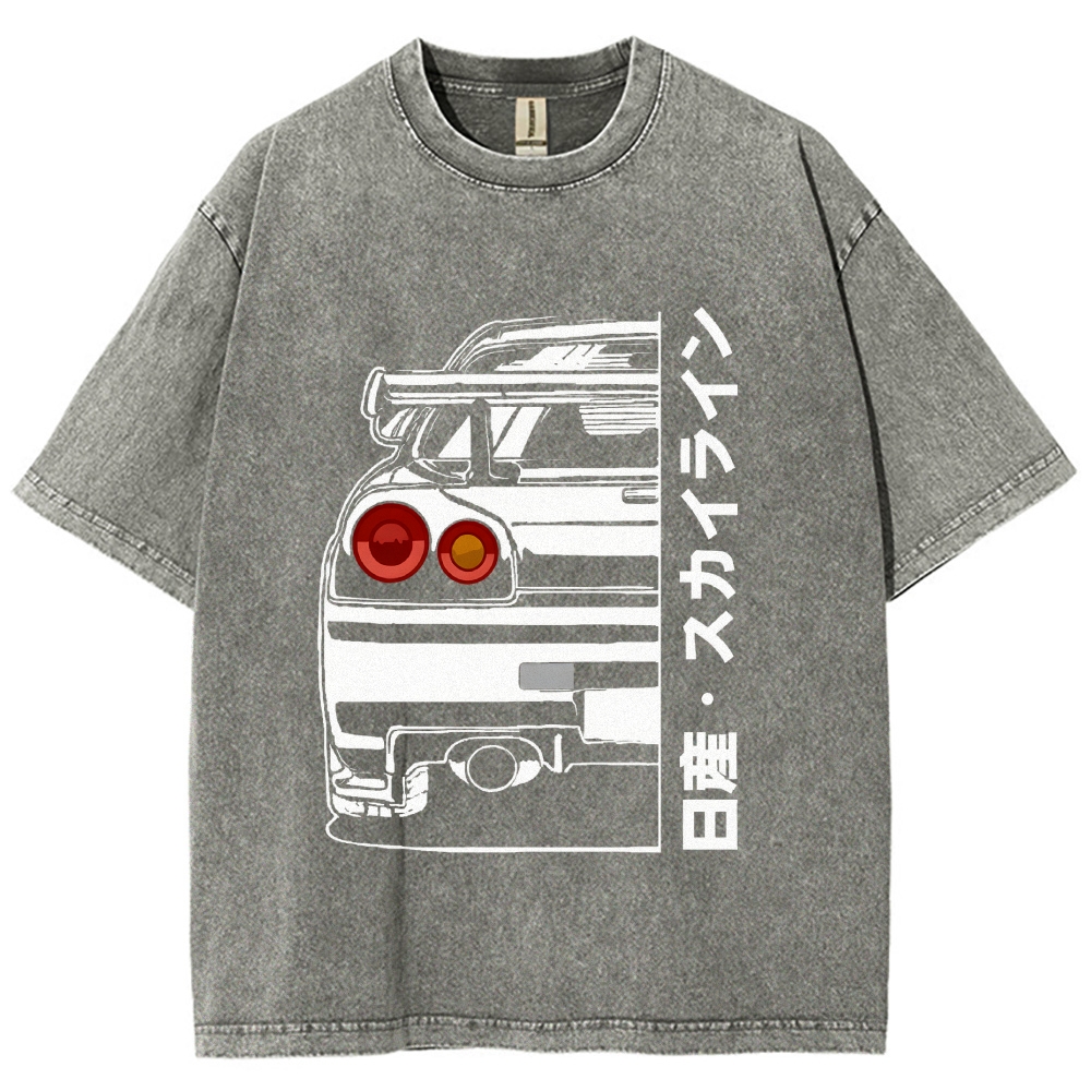 Nissan Skyline GTR R34 Washed T-Shirt