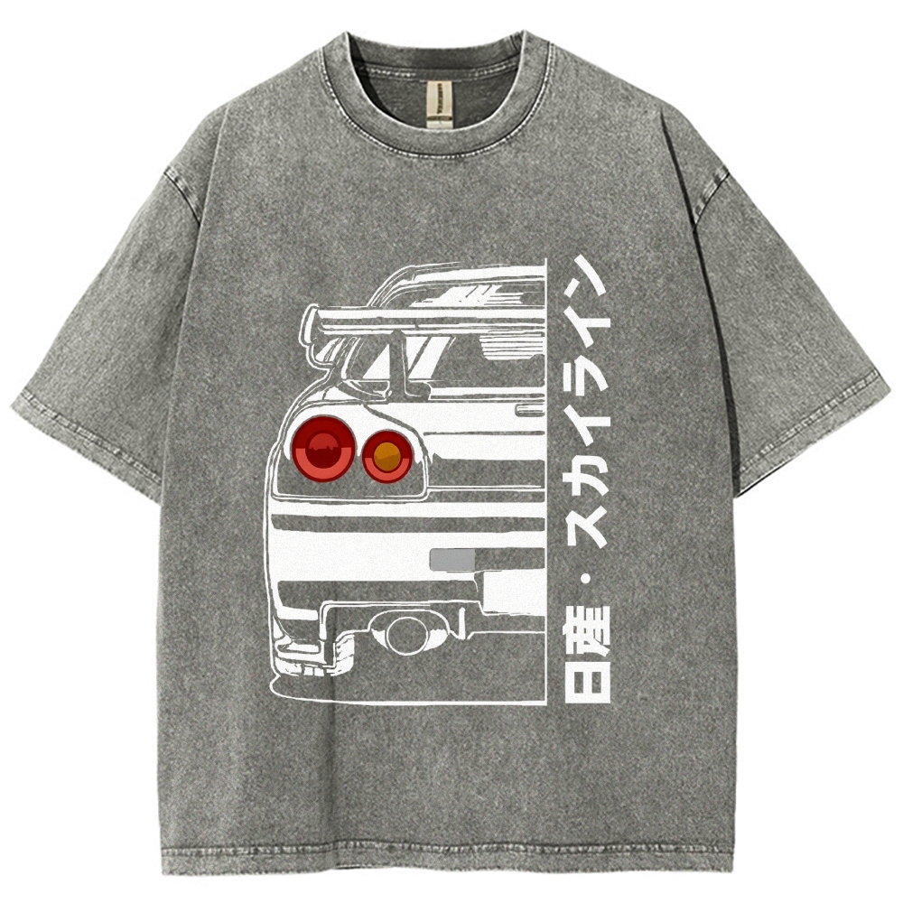Nissan Skyline GTR R34 Washed T-Shirt