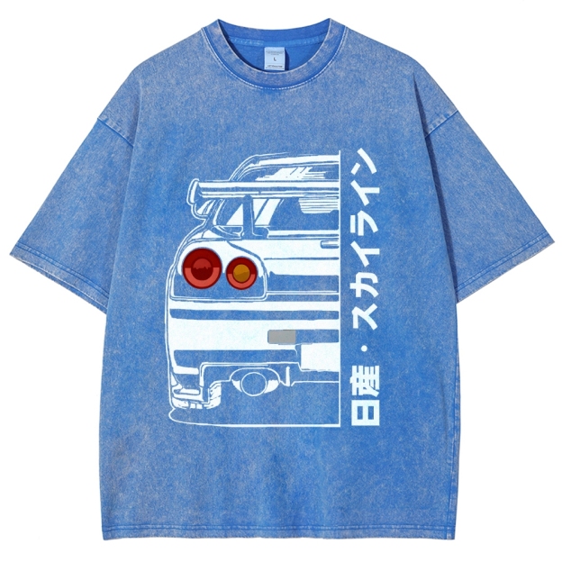 Nissan Skyline GTR R34 Washed T-Shirt