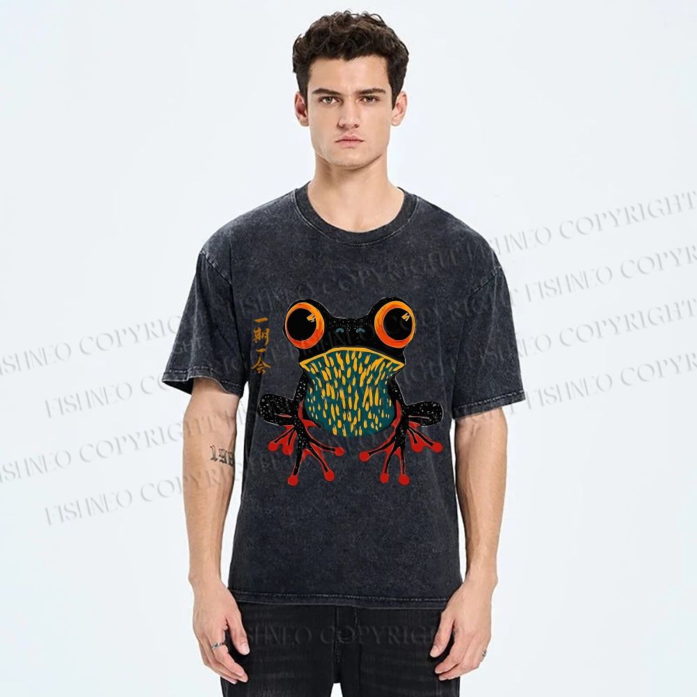Unisex One Moment Once In A Lifetime Calm Printed Washed Tee
