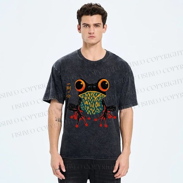 Unisex One Moment Once In A Lifetime Calm Printed Washed Tee