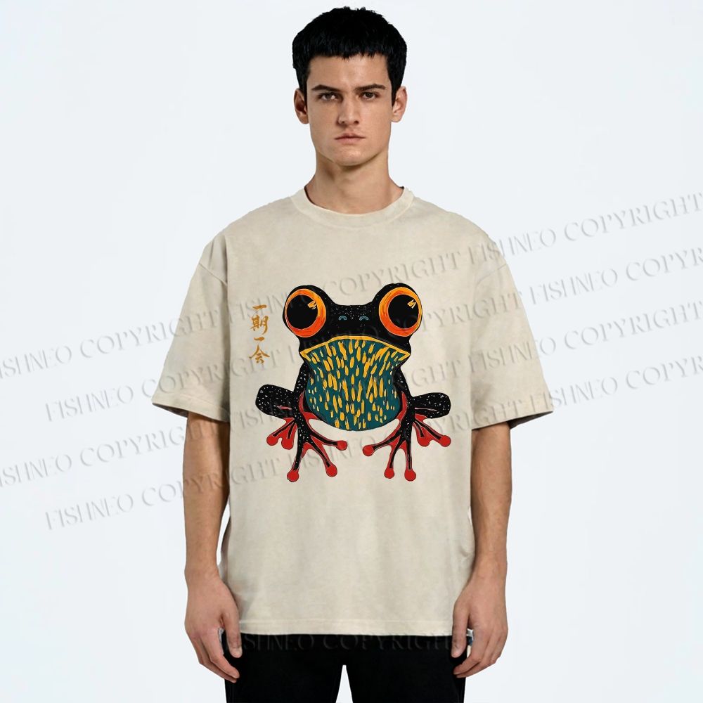 Unisex One Moment Once In A Lifetime Calm Printed Washed Tee