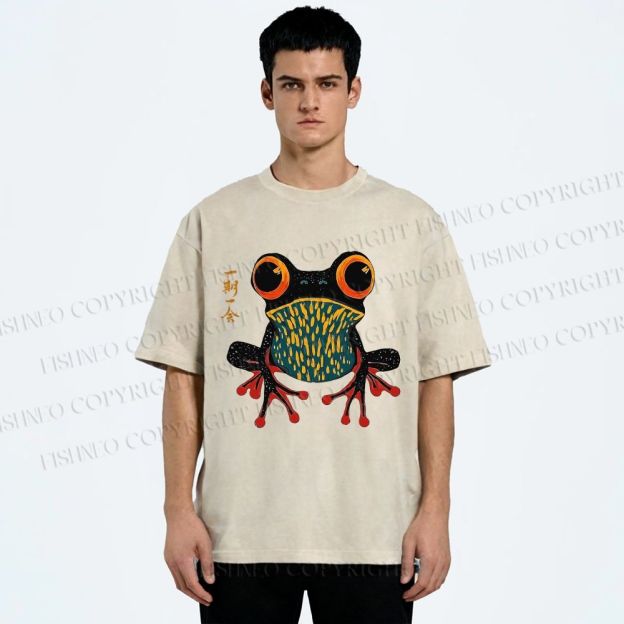 Unisex One Moment Once In A Lifetime Calm Printed Washed Tee