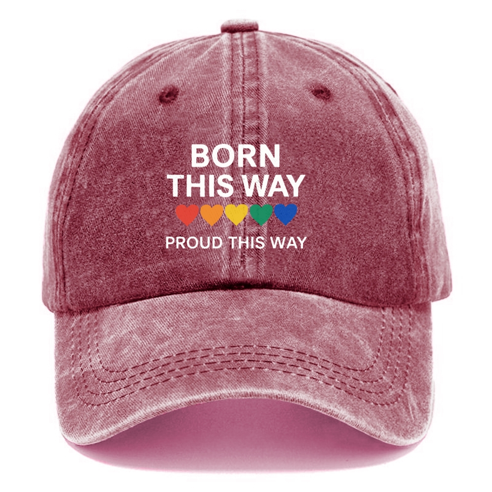 LGBTQ Pride Inspirational Washed Cap