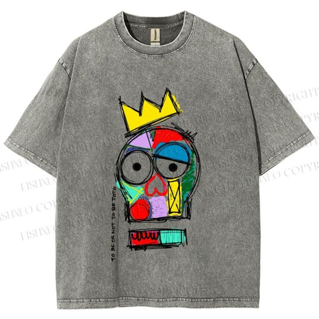 Unisex To Be Or Not To Be Toto Printed Washed Tee