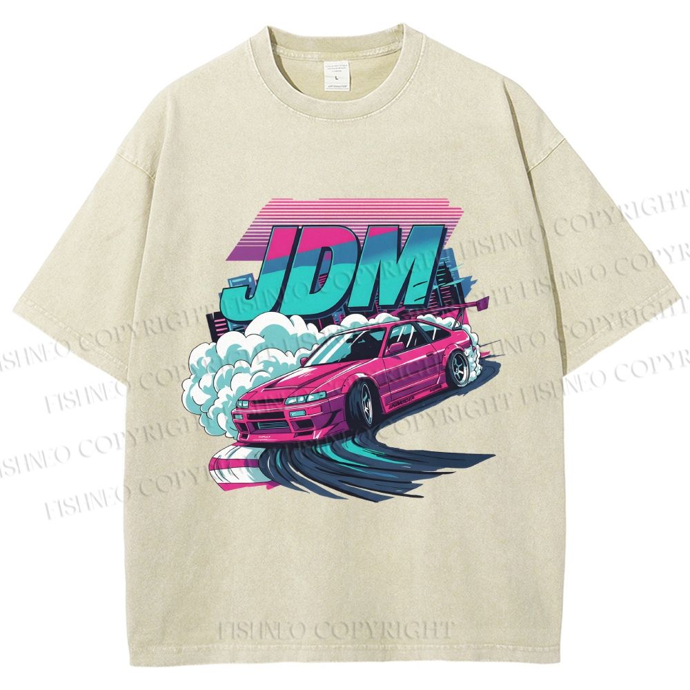 Unisex JDM Legends Printed Washed Tee