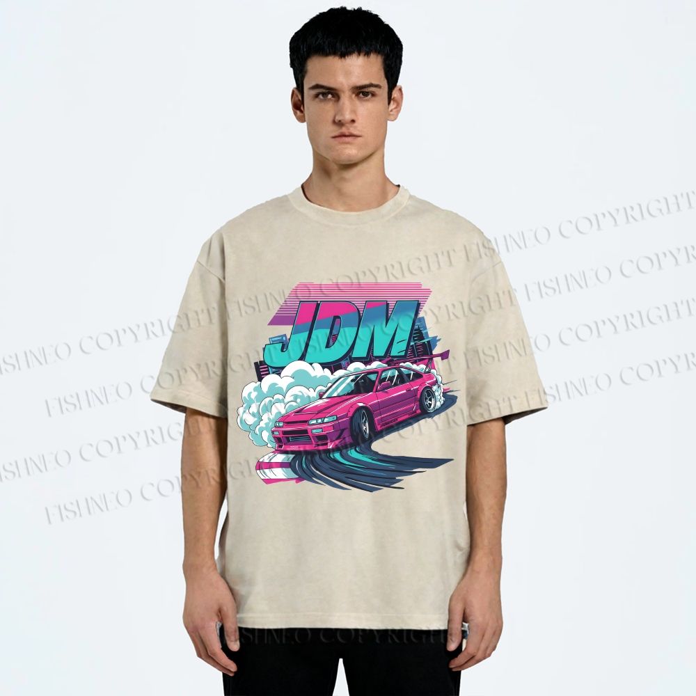 Unisex JDM Legends Printed Washed Tee