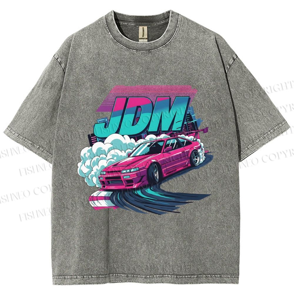 Unisex JDM Legends Printed Washed Tee