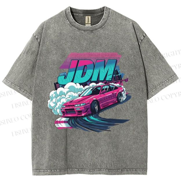 Unisex JDM Legends Printed Washed Tee
