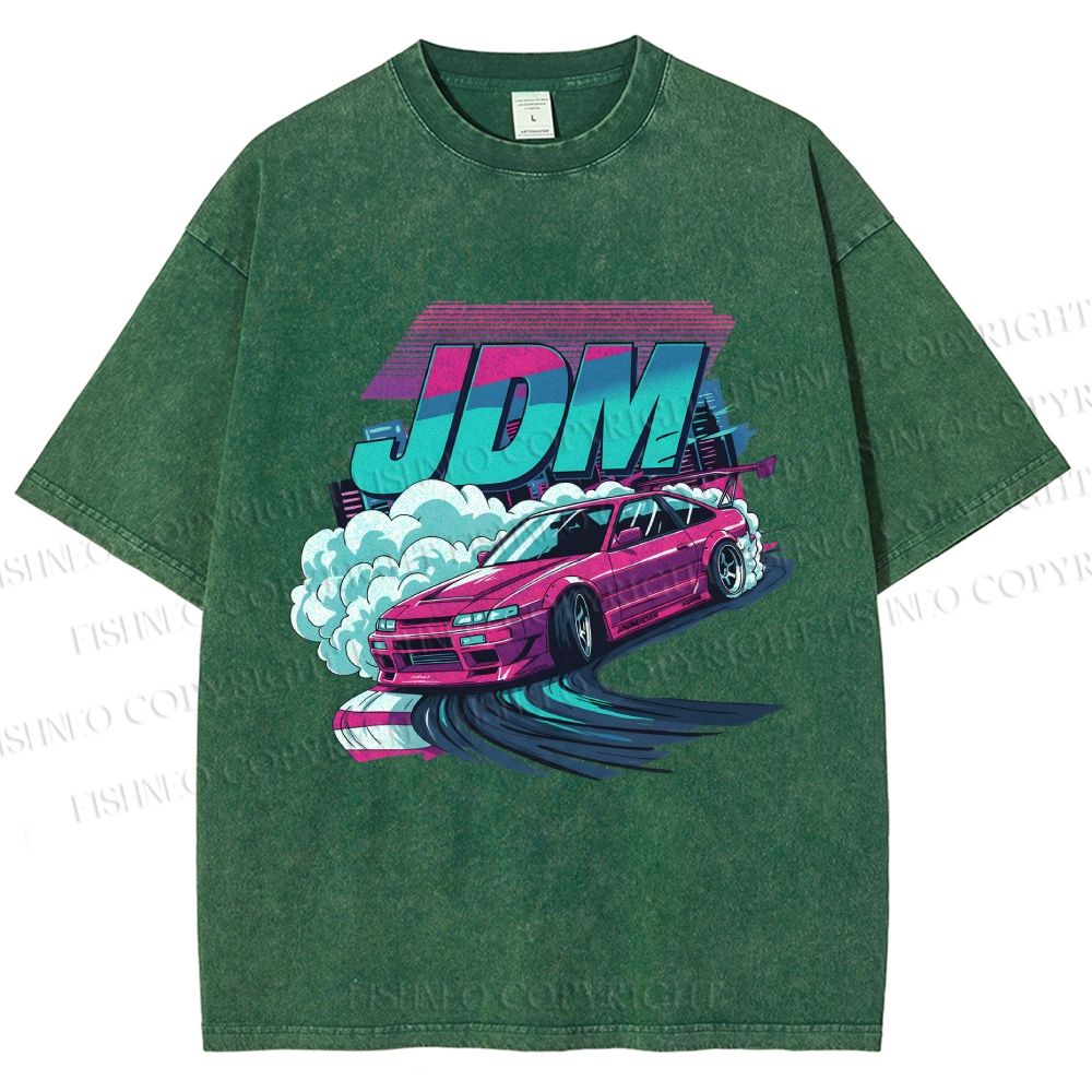 Unisex JDM Legends Printed Washed Tee
