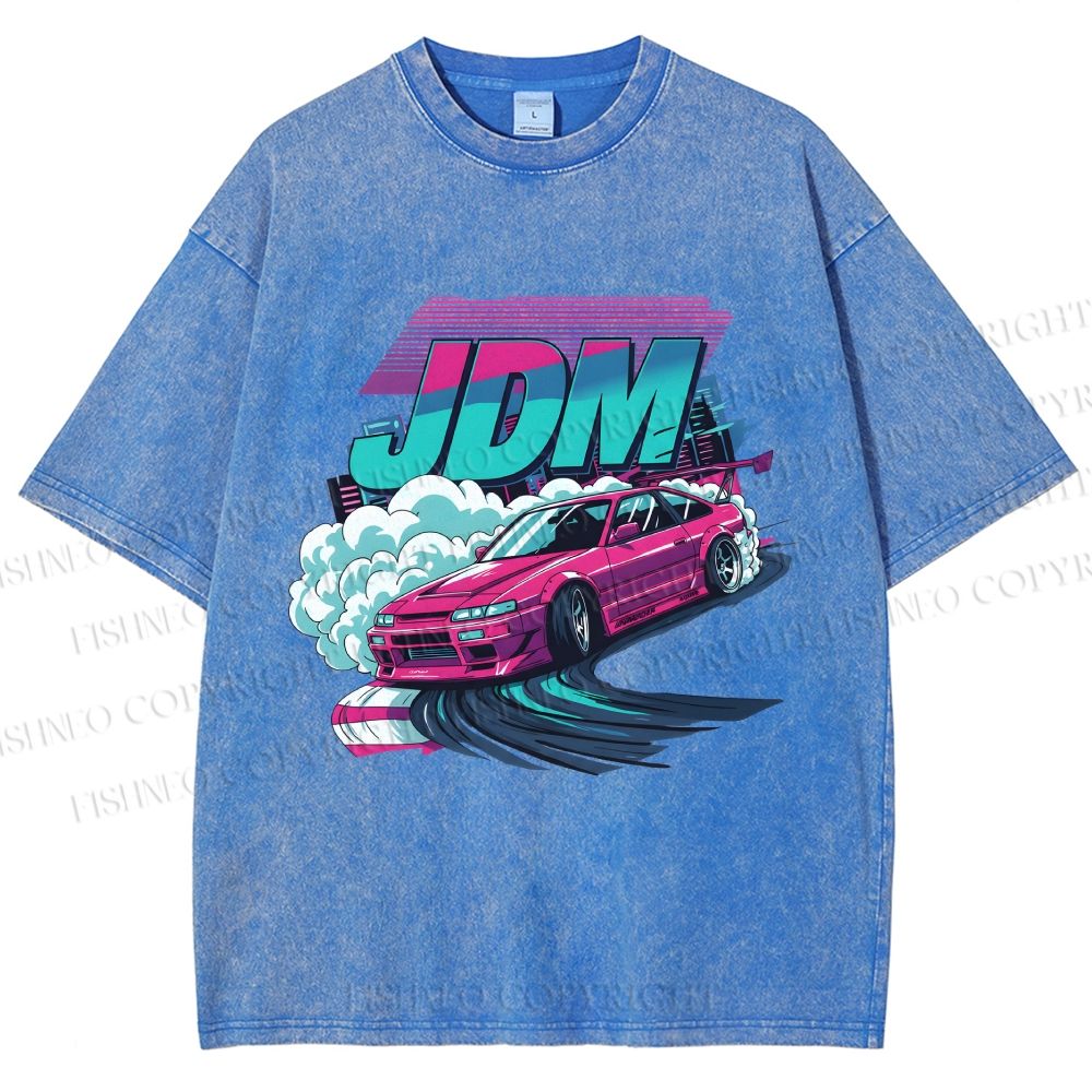 Unisex JDM Legends Printed Washed Tee